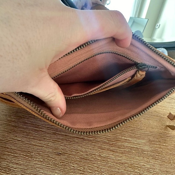 Able Tan Mini Bag with Leather Wrist Strap - Picture 4 of 4